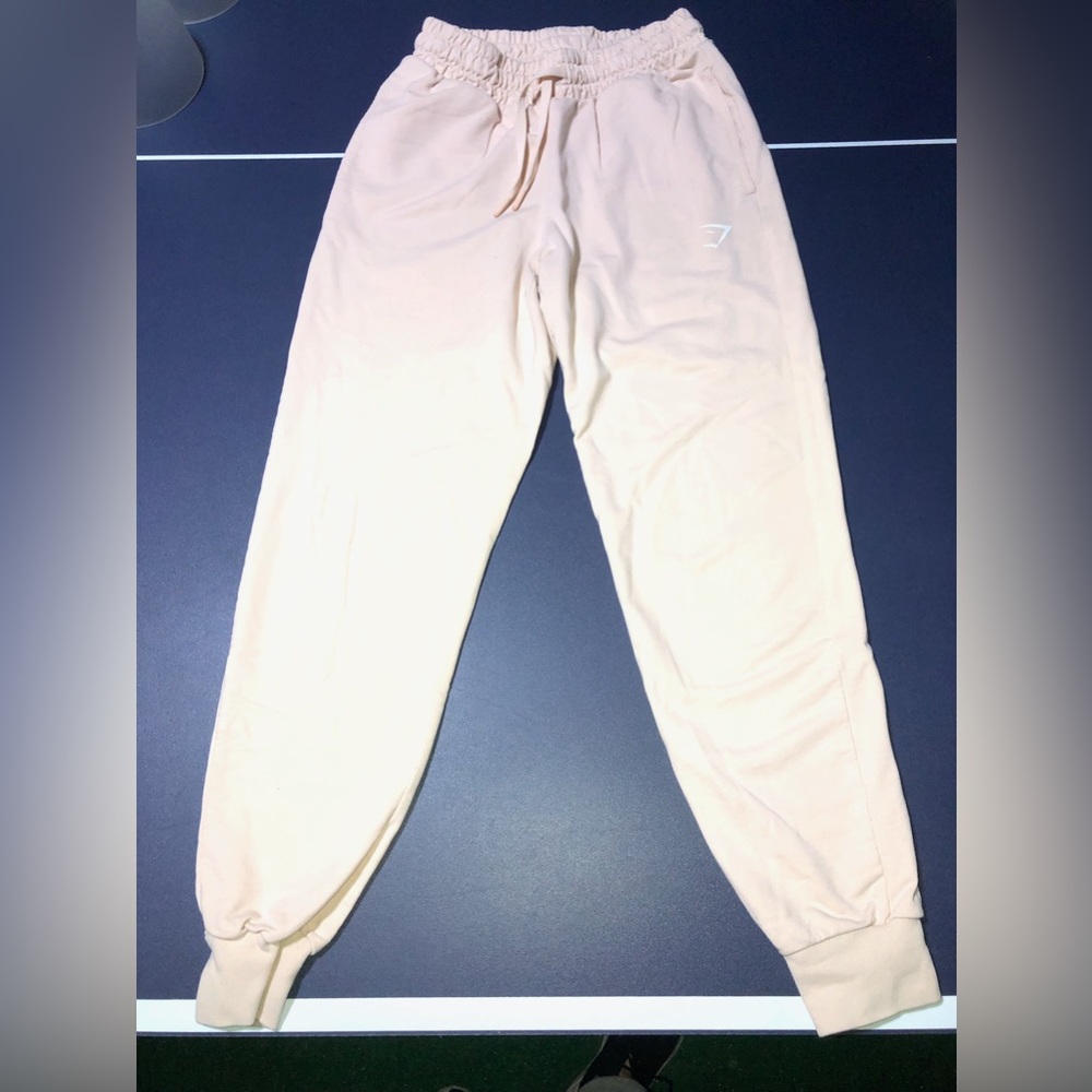 Light pink gymshark training joggers